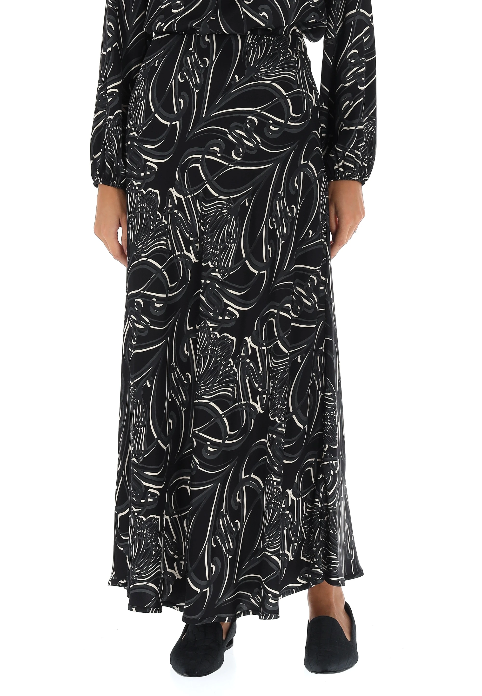 Gonna fantasia effetto raso